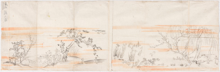 屏風（花鳥図）